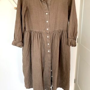 Beaton Linen Dress - Slow fashion piece.